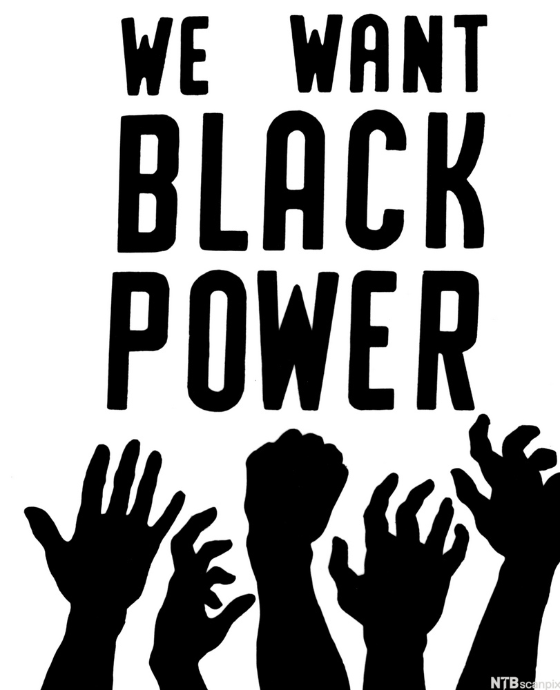 Black Power movement flyer distributed