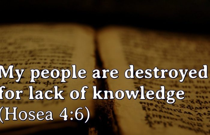 lack of knowledge 2