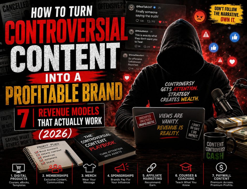 controversial content is the tool that brings the herd to your front door. 